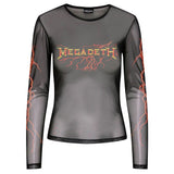 PLAYERA MANGA LARGA MEGADETH BLDGM2405