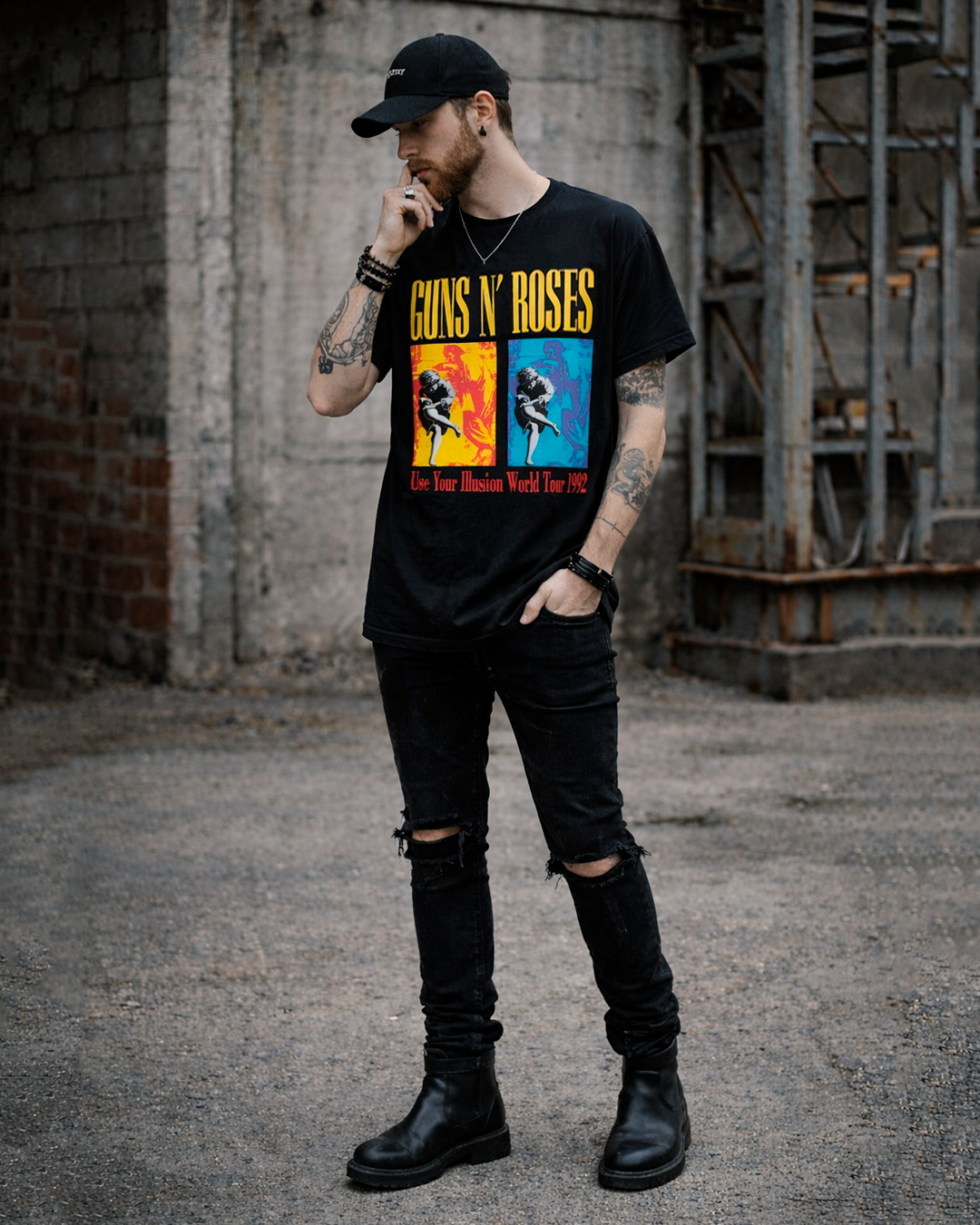 PLAYERA GUNS AND ROSES