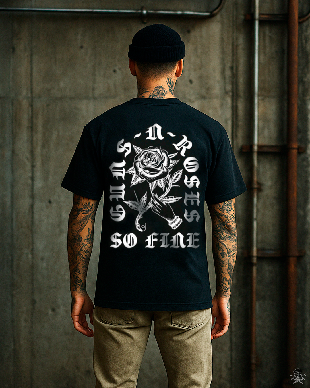 PLAYERA GUNS AND ROSES FIRE