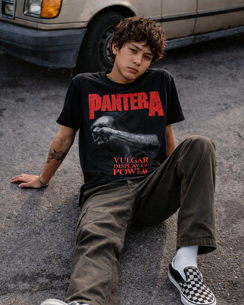 PLAYERA PANTERA VULGAR DISPLAY OF POWER