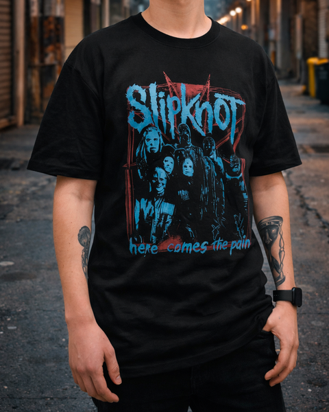 PLAYERA SLIPKNOT HERES COMES TO PAIN