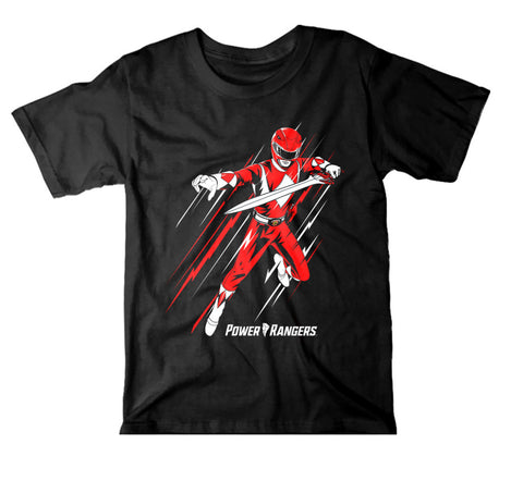 PLAYERA CABALLERO POWER RANGER ROJO NE