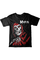 PLAYERA MISFITS  CABALLERO COLOR NEGRO