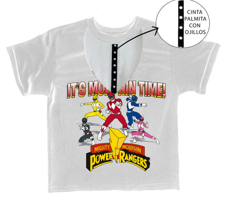 PLAYERA DAMA POWER RANGERS BC